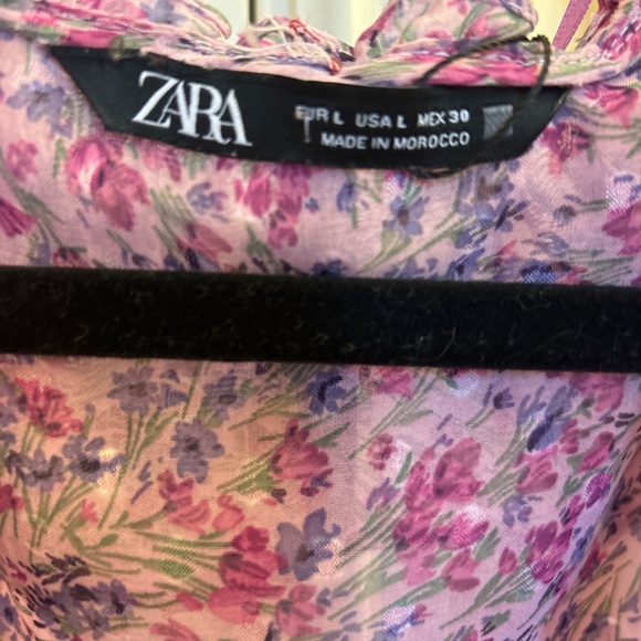 Zara Flowy floral print blouse - Picture 4 of 4